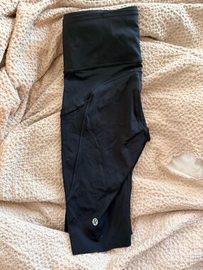 Lululemon black bike shorts